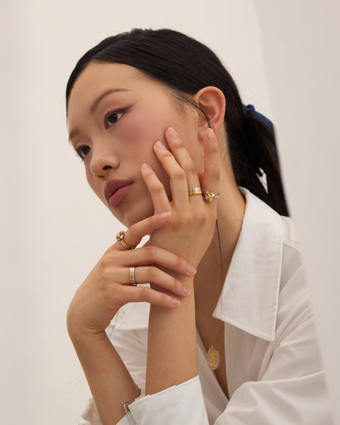 Mantra Rings I Thousand Guan Yin ต่างหูซ่อนยันต์เจ้าแม่กวนอิมพันกร