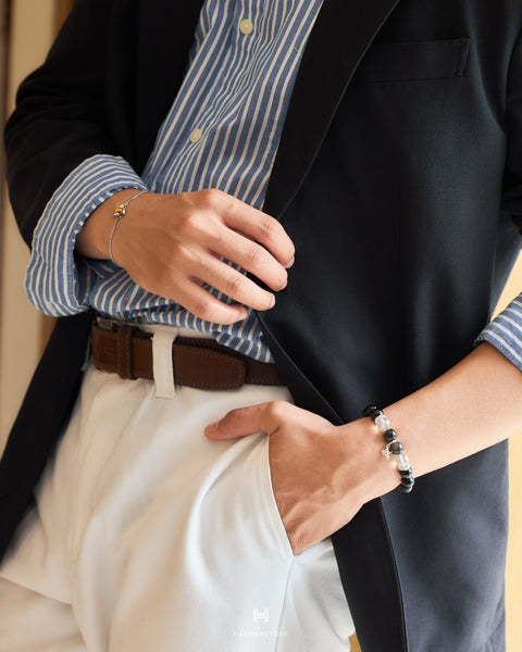 The Invictus - กำไลหินมงคลชาร์มพระพิฆเนศ - Harmenstone Thailand